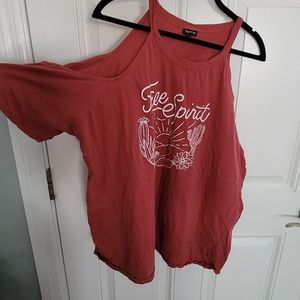 Torrid Cold Shoulder Tee